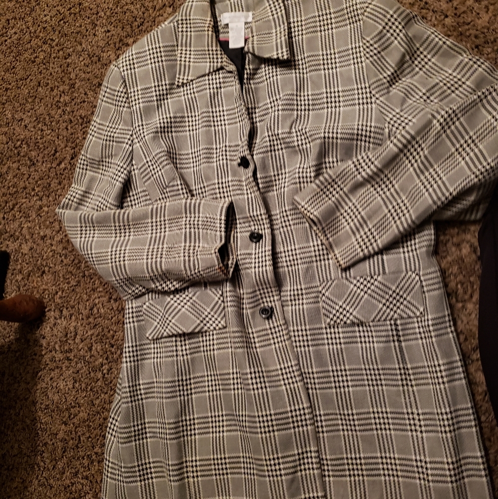 Worthington houndstooth jacket size 18